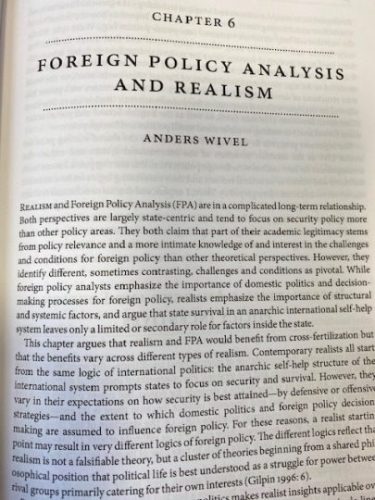 Neoclassical Realism - Anders Wivel